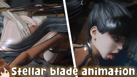 Eve Fodida pelo meio-irmão até engravidá-lo (animação Stellar Blade) - Jazziuu